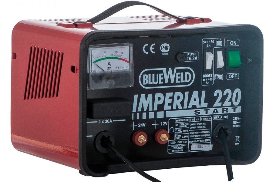 Высококачественное пуско-зарядное устройство BlueWeld Imperial 220 Start