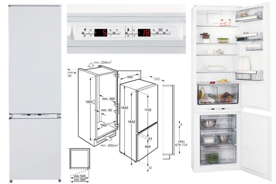 Встраиваемые холодильники AEG